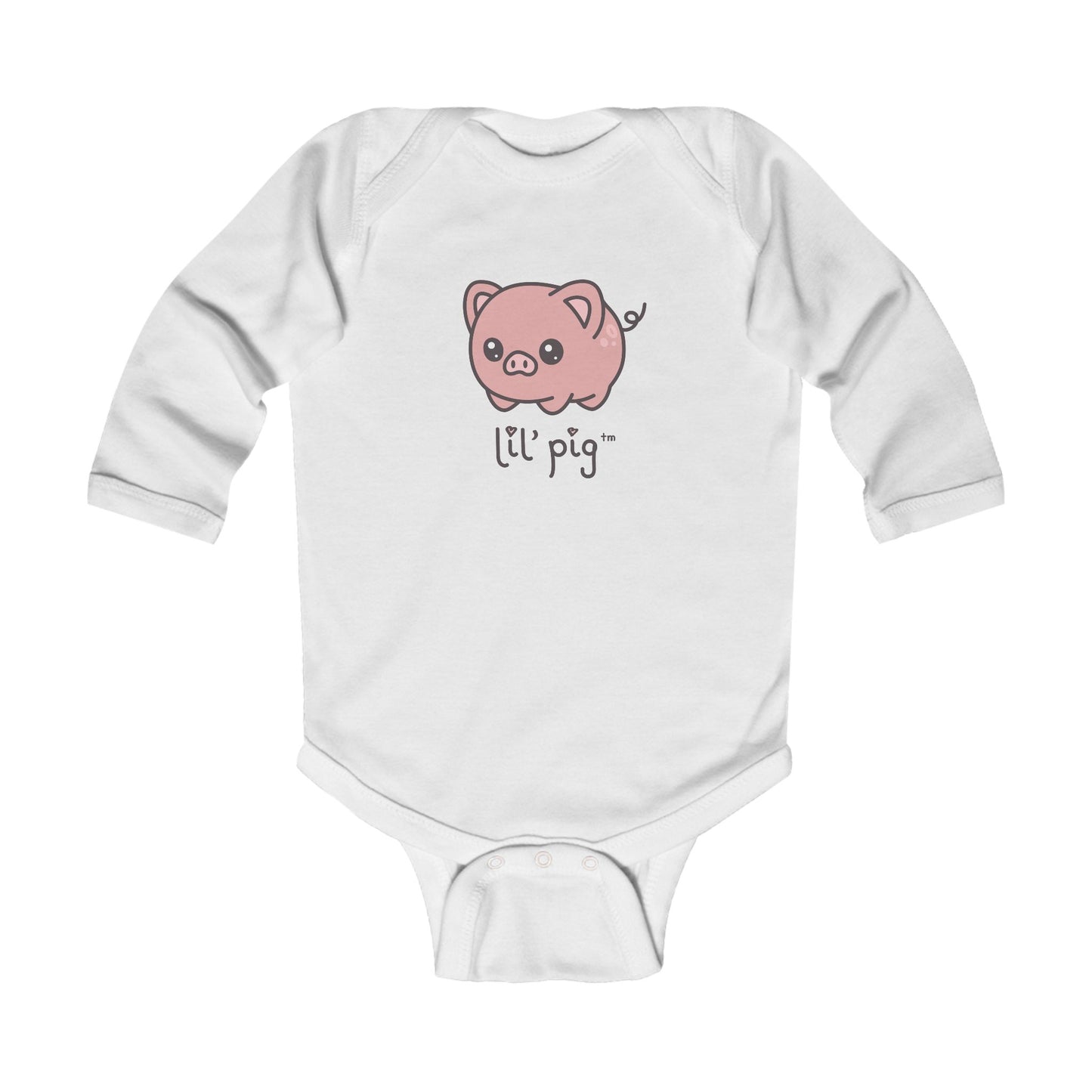 Lil' Pig Infant Long Sleeve Bodysuit