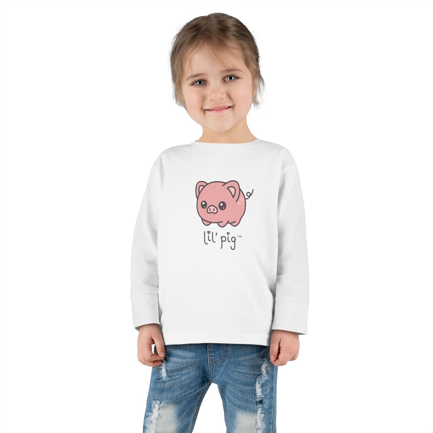 Lil' Pig Toddler Long Sleeve Tee