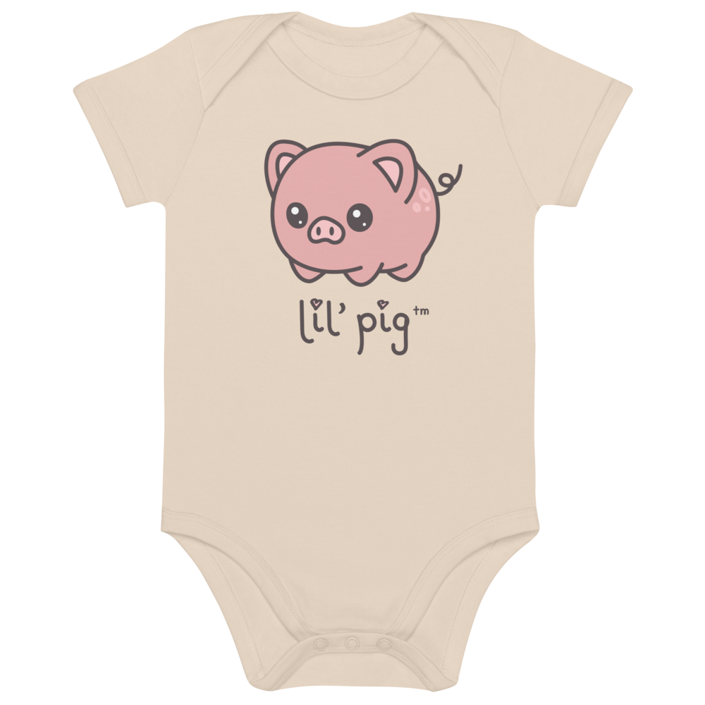 Lil' Pig Organic Cotton Baby Bodysuit