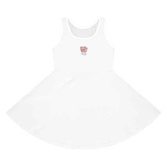 Lil' Pig Girls' Sleeveless Sundress (AOP)