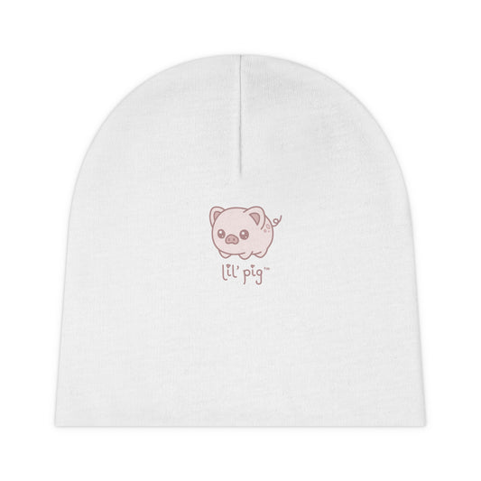 Lil' Pig Newborn Baby Beanie (AOP)