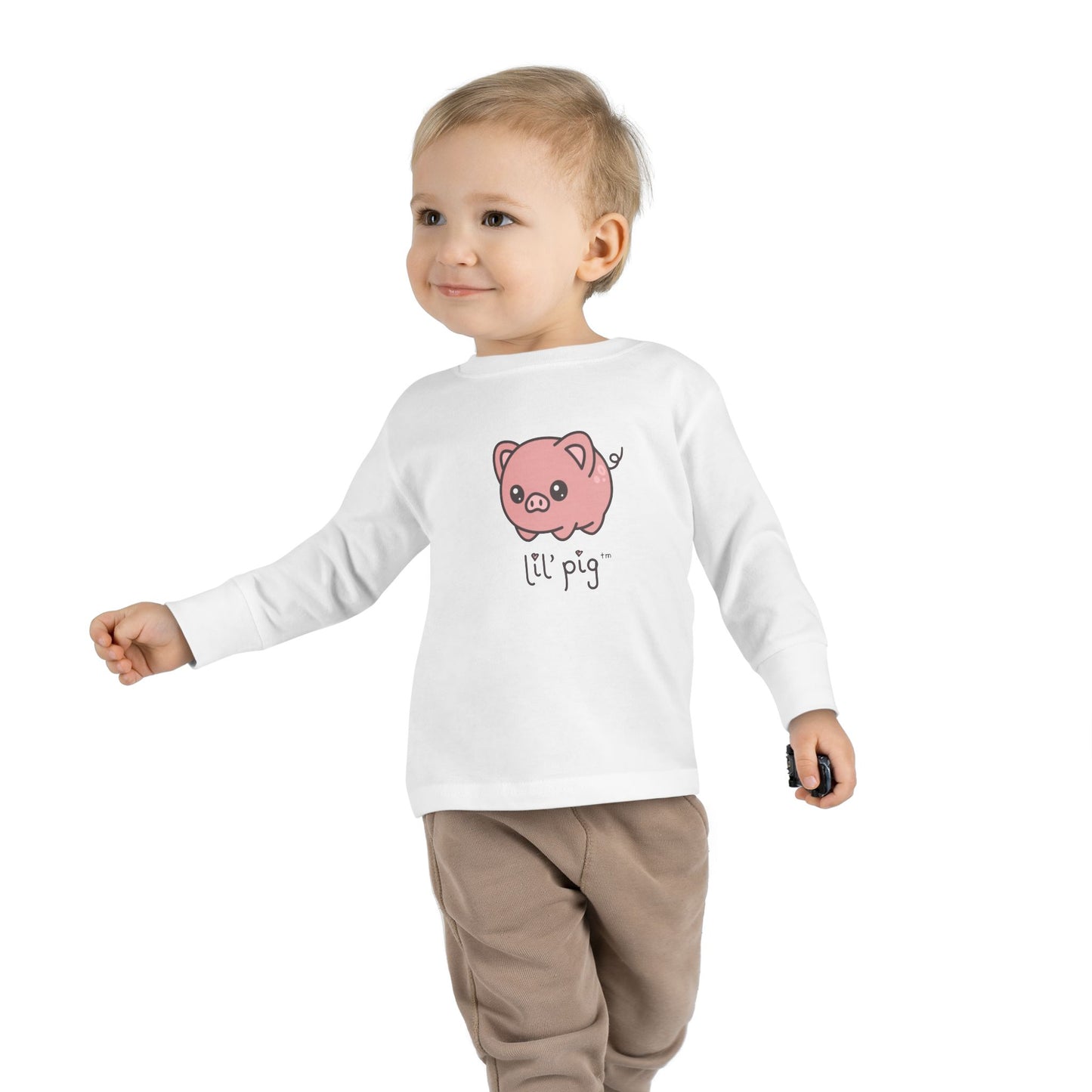 Lil' Pig Toddler Long Sleeve Tee