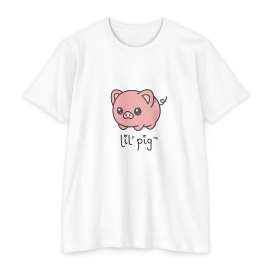 Lil' Pig Unisex CVC Jersey T-shirt