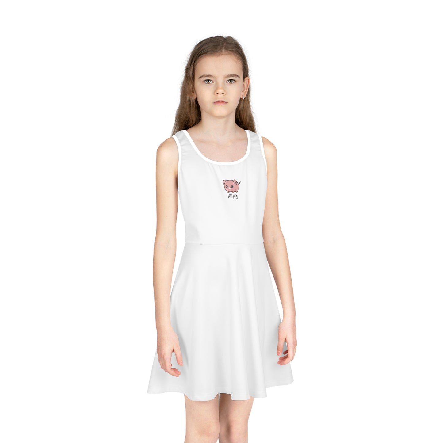 Lil' Pig Girls' Sleeveless Sundress (AOP)