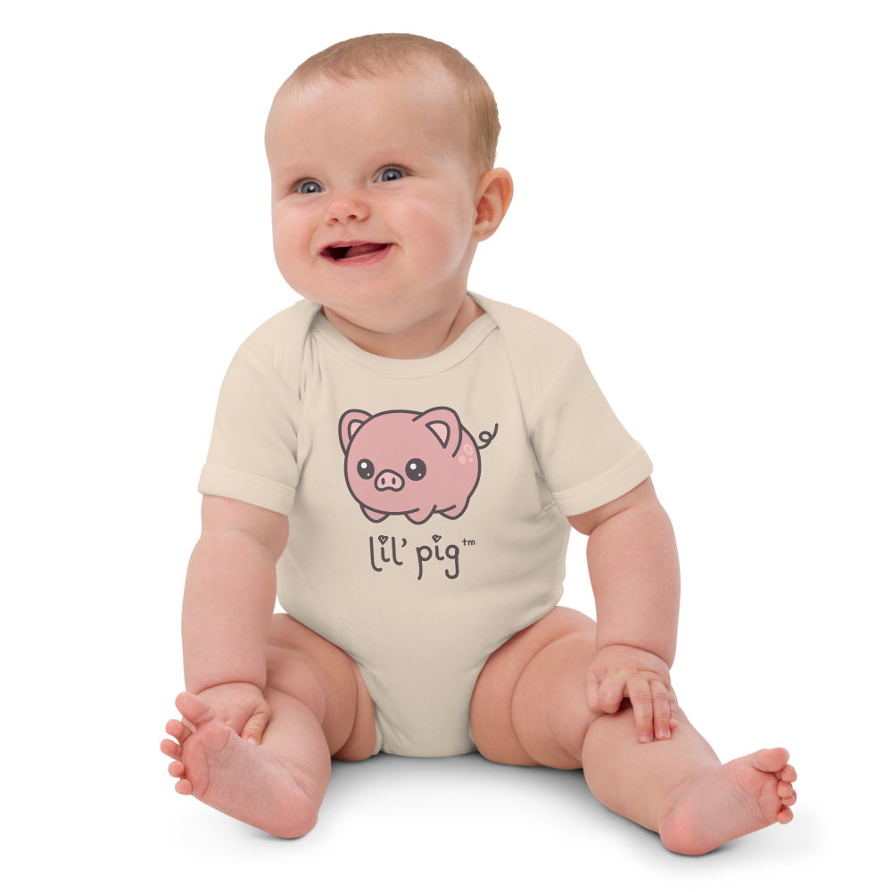 Lil' Pig Organic Cotton Baby Bodysuit